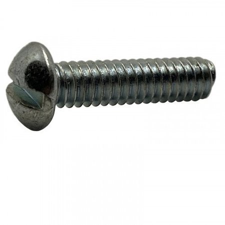 SUBURBAN BOLT AND SUPPLY 1/2"-13 x 1-1/2 in Slotted Round Machine Screw, Plain Stainless Steel A2300320132R
